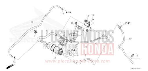 AKTIVKOHLEBEHAELTER NC750XAP de 2023