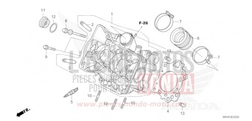 ZYLINDERKOPF NC750XAP de 2023