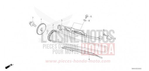 NOCKENWELLENKETTE/SPANNVORRICHTUNG NC750XAP de 2023