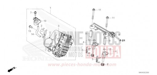 DROSSELKLAPPENGEHAEUSE NC750XAP de 2023