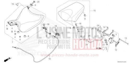 SIEGE NC750XDP de 2023