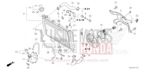 RADIATEUR NC750XDP de 2023