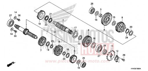 GETRIEBE CRF110FD de 2013