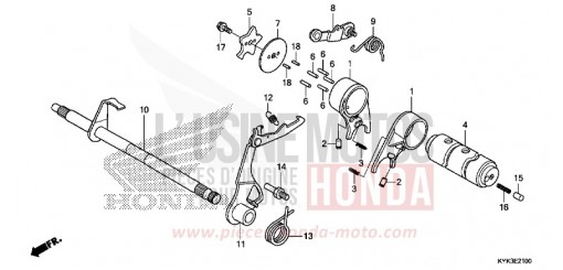 SCHALTTROMMEL CRF110FD de 2013