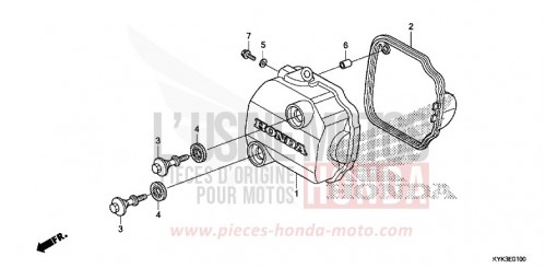 ZYLINDERKOPFDECKEL CRF110FE de 2014