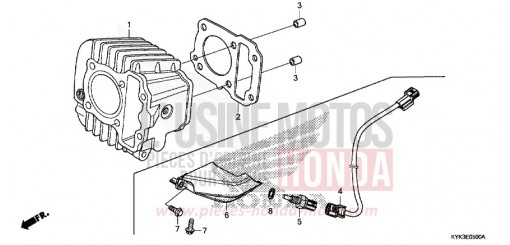 ZYLINDER CRF110FH de 2017