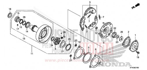 FREILAUFKUPPLUNG CRF110FH de 2017