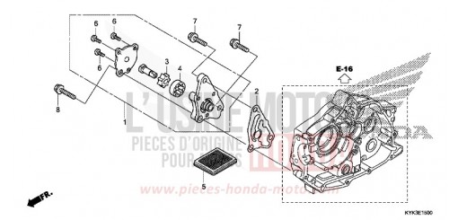 OELPUMPE CRF110FH de 2017