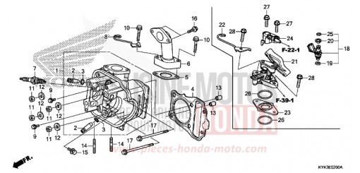 ZYLINDERKOPF CRF110FK de 2019