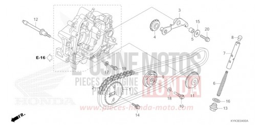 NOCKENWELLENKETTE/SPANNVORRICHTUNG CRF110FN de 2022
