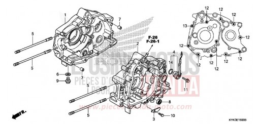 KURBELGEHAEUSE CRF110FN de 2022