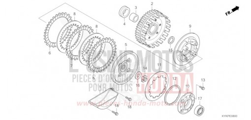 KUPPLUNG CRF110FP de 2023