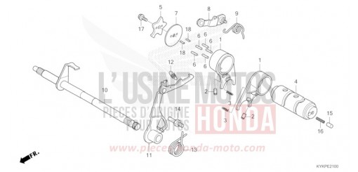 SCHALTTROMMEL CRF110FP de 2023