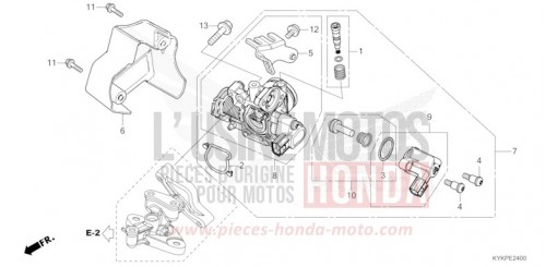 DROSSELKLAPPENGEHAEUSE CRF110FP de 2023