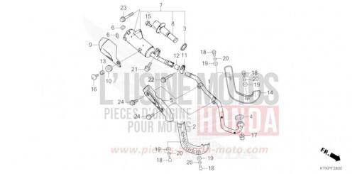 ABGAS-SCHALLDAEMPFER CRF110FP de 2023