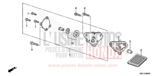 OELPUMPE CRF50F5 de 2005