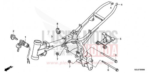 RAHMENKOERPER CRF50F5 de 2005