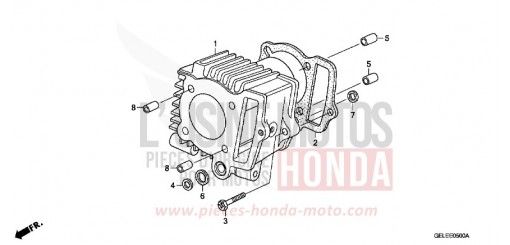 ZYLINDER CRF50F8 de 2008