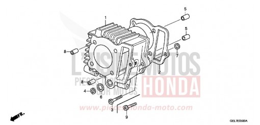 ZYLINDER CRF50FC de 2012