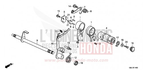 SCHALTTROMMEL CRF50FC de 2012
