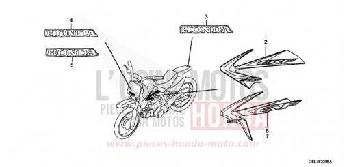 MARKE/STREIFEN CRF50FC de 2012