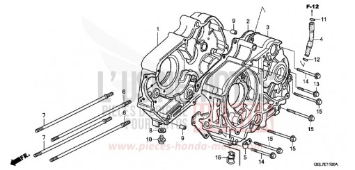 KURBELGEHAEUSE CRF50FD de 2013