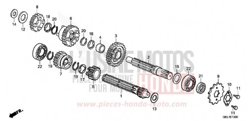 GETRIEBE CRF50FD de 2013