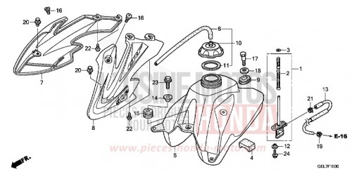 KRAFTSTOFFTANK CRF50FD de 2013