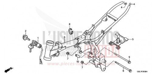 RAHMENKOERPER CRF50FD de 2013