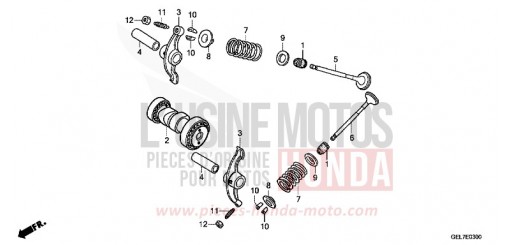 NOCKENWELLE/VENTIL CRF50FE de 2014