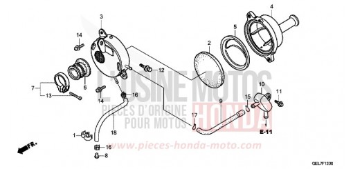 LUFTFILTER CRF50FE de 2014