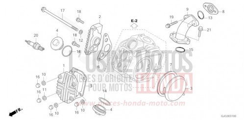 ZYLINDERKOPFDECKEL CRF50FP de 2023