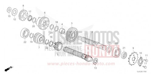 GETRIEBE CRF50FP de 2023