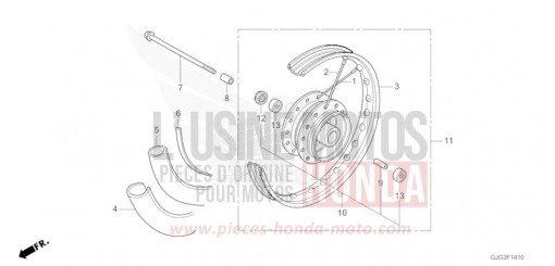 VORDERRAD CRF50FP de 2023