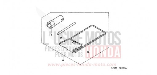 OUTILS CRF70F4 de 2004