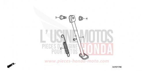 BEQUILLE CRF70FA de 2010