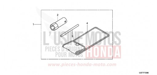 OUTILS CRF70FC de 2012