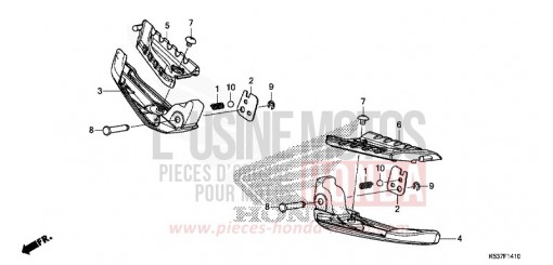 SOZIUS-FUSSRASTE SH300AJ de 2018