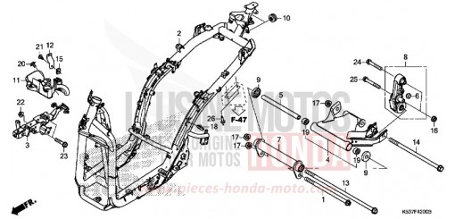RAHMENKOERPER SH300AJ de 2018