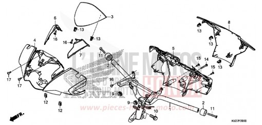 ROHRGRIFF/GRIFFABDECKUNG SH300AK de 2019