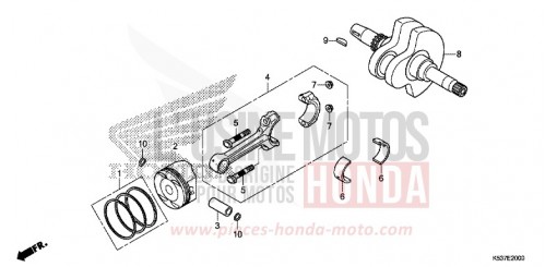 KURBELWELLE/KOLBEN SH300AK de 2019