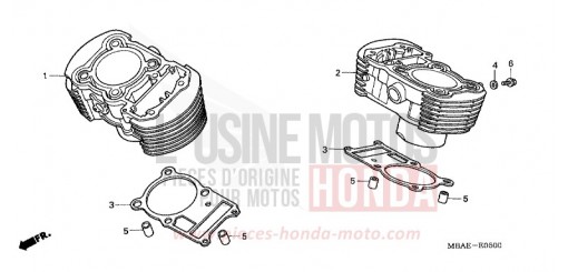 CYLINDRE VT750C21 de 2001