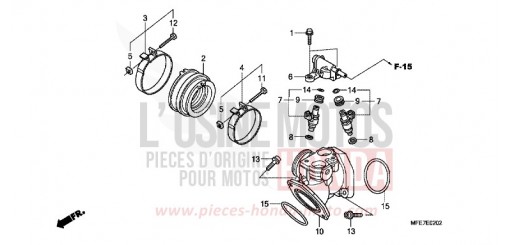 ANSAUGKRUEMMER/EINSPRITZUNG VT750C27 de 2007