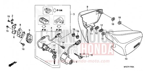 SEITENABDECKUNG VT750C27 de 2007