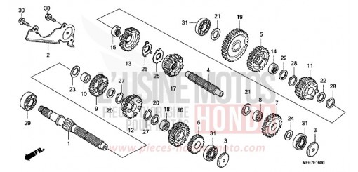 GETRIEBE VT750C27 de 2007