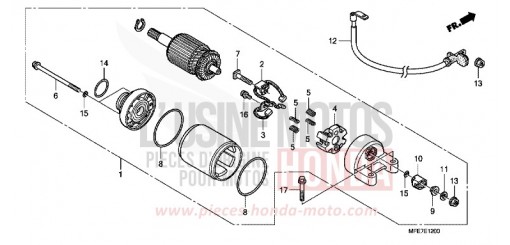 ANLASSER VT750C28 de 2008