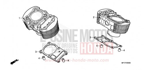ZYLINDER VT750C2BA de 2010