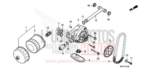 OELPUMPE VT750C2BA de 2010