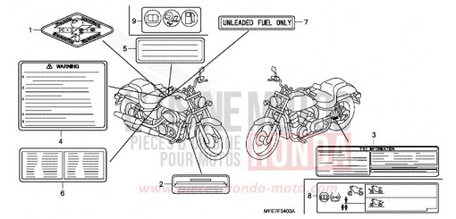 WARNETIKETT VT750C2BA de 2010