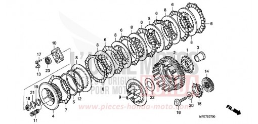 KUPPLUNG VT750C2SA de 2010